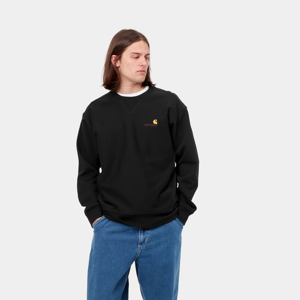 American Script Sweat Black