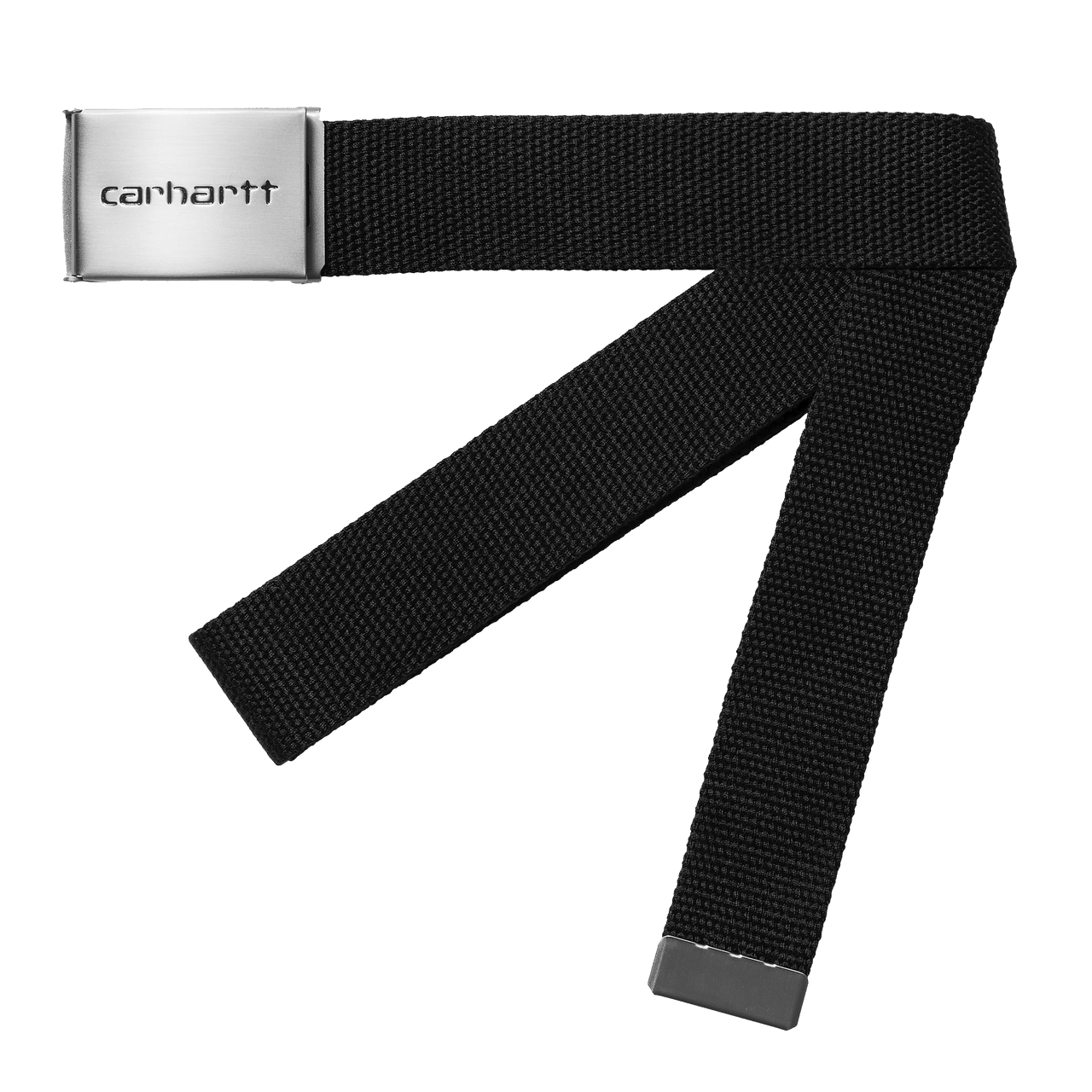 Clip Belt Chrome Black