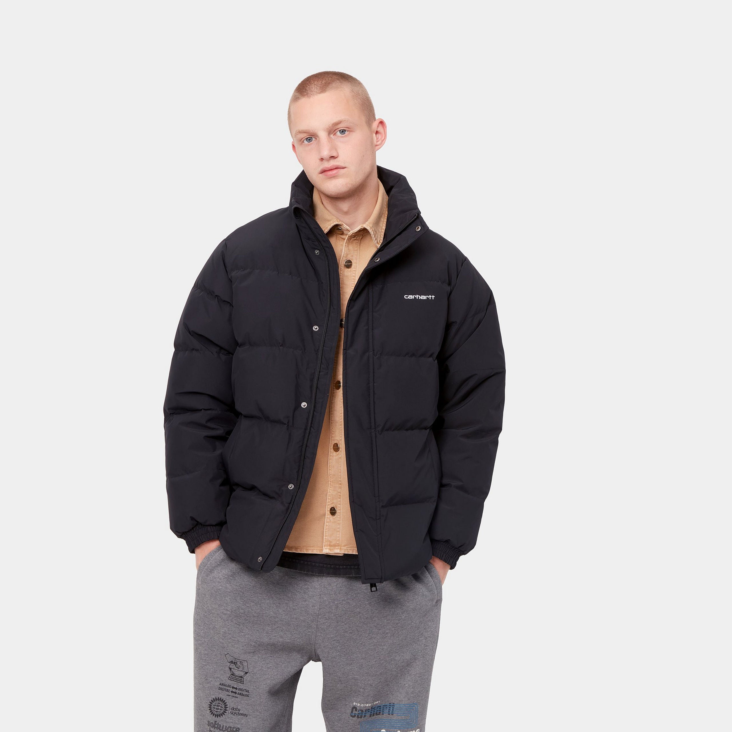 Danville Jacket Black White - Neighborhood