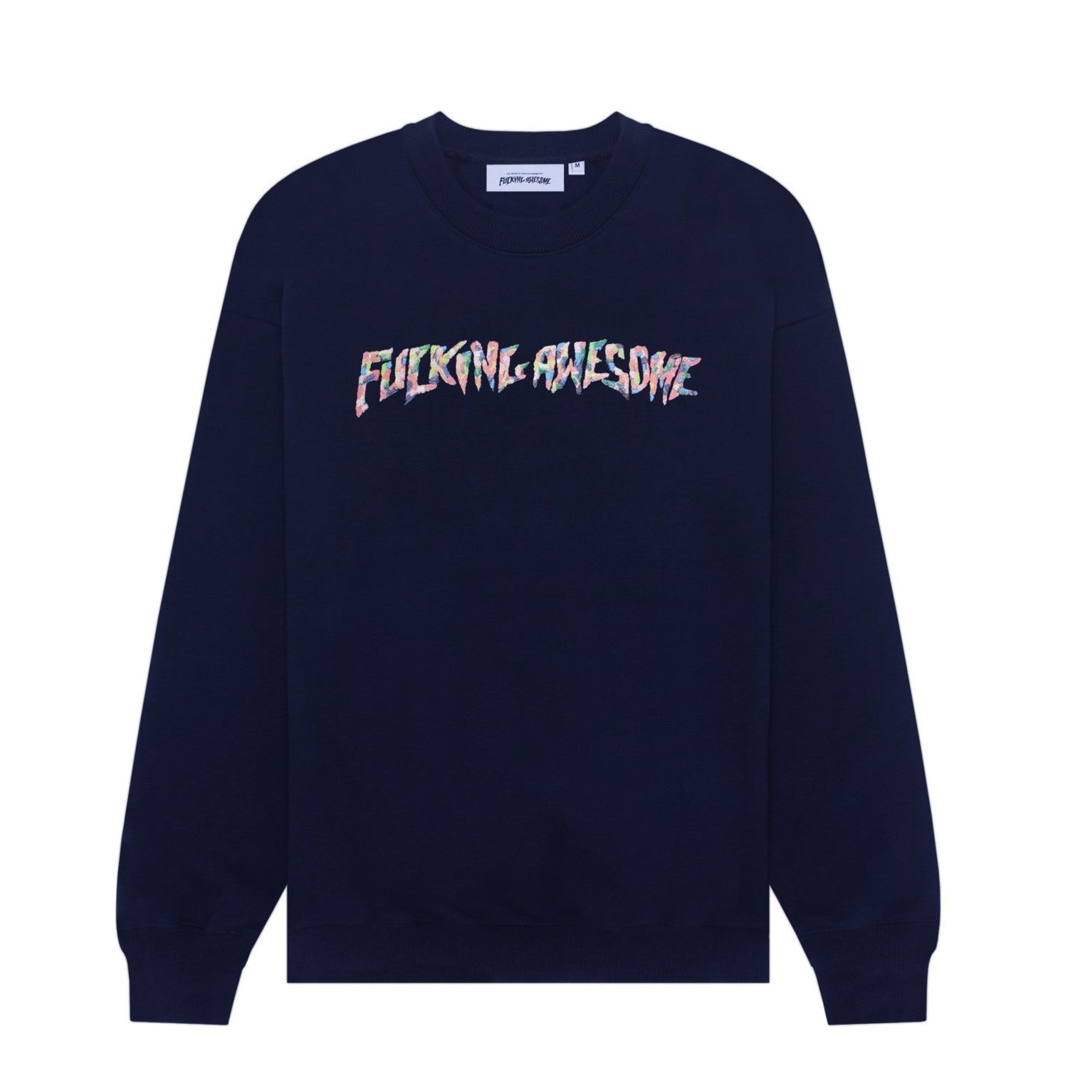 Gum Stamp Crewneck Navy
