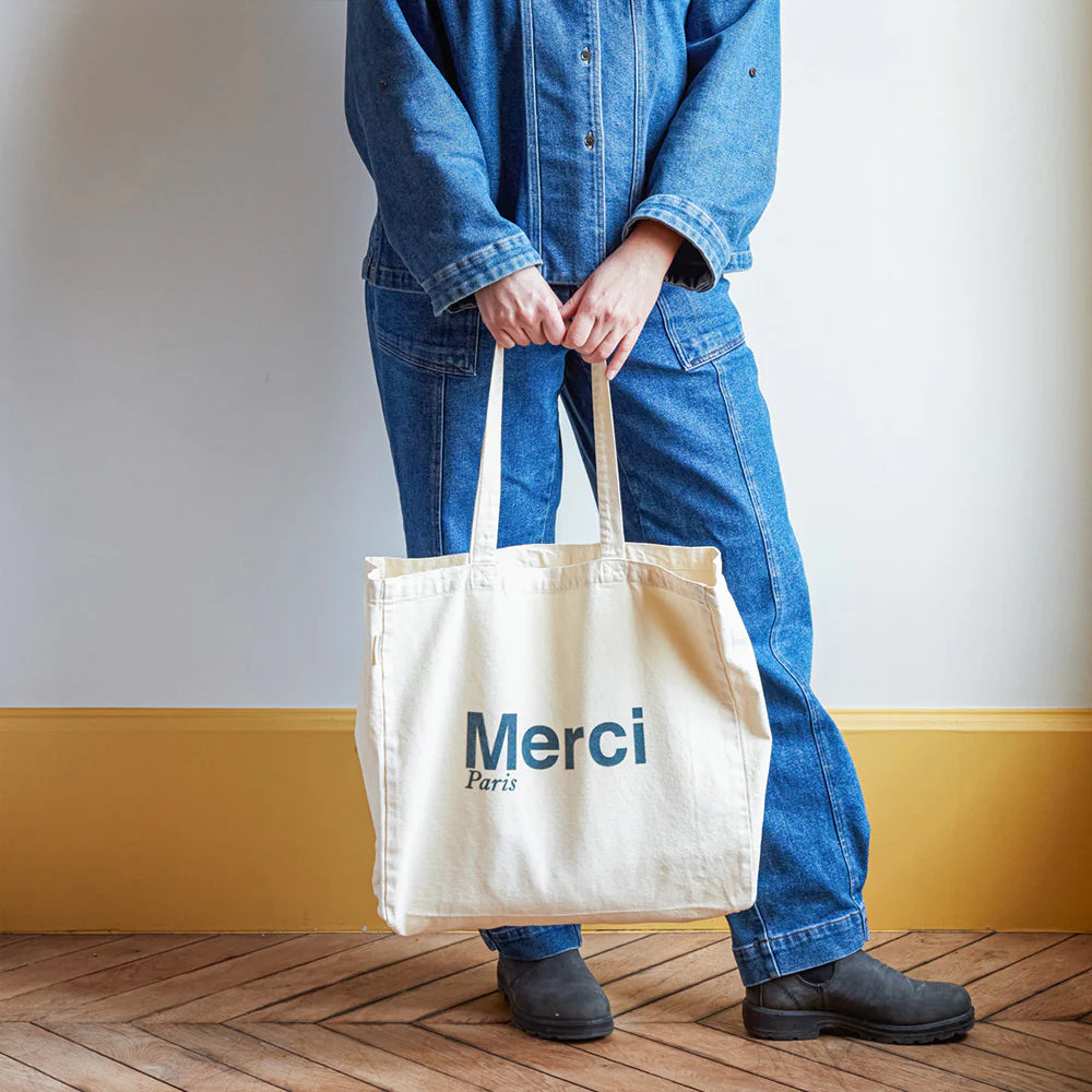 Merci Paris Tote Bag for Sale by rkcdesigns