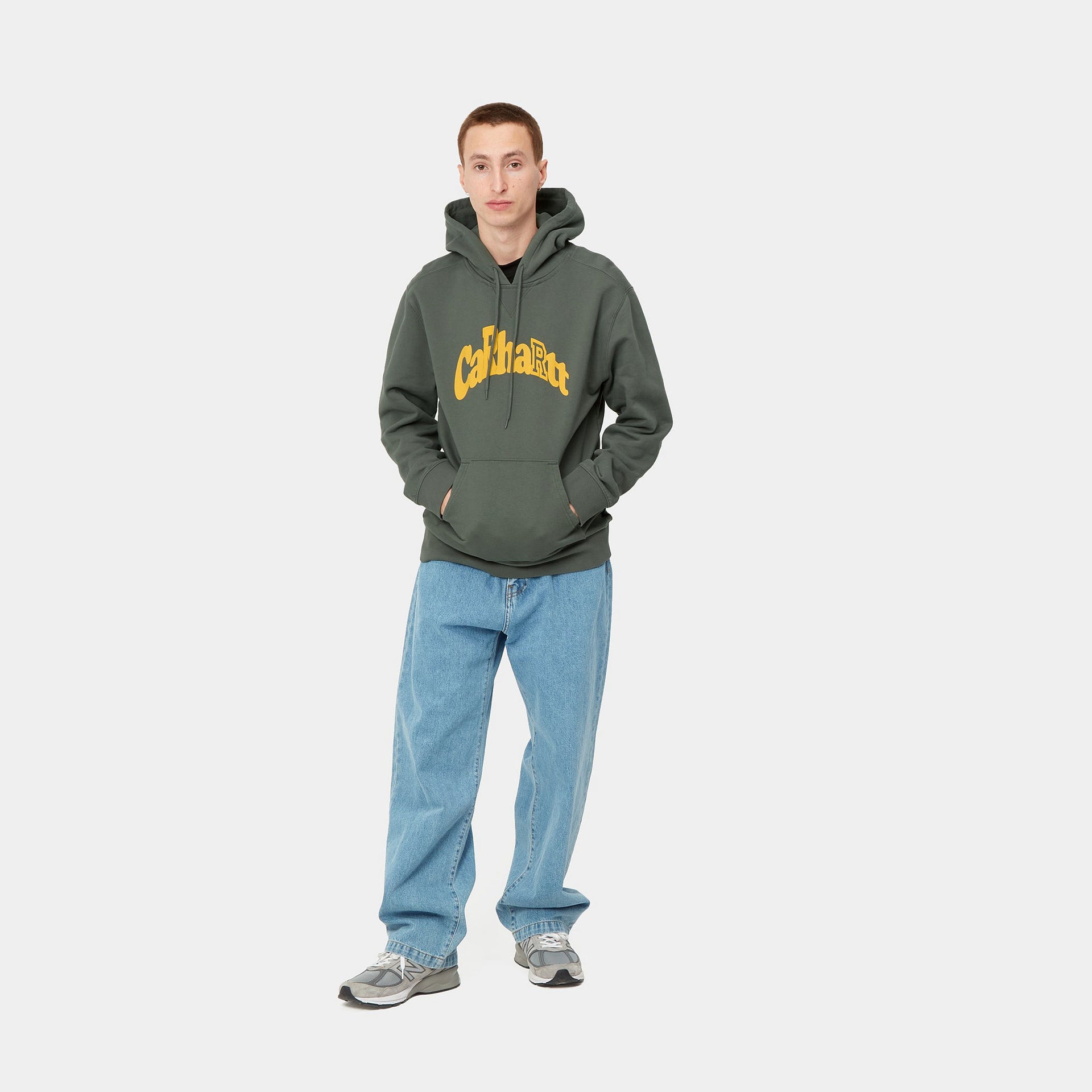 Hooded Amherst Sweat Thyme / Popsicle