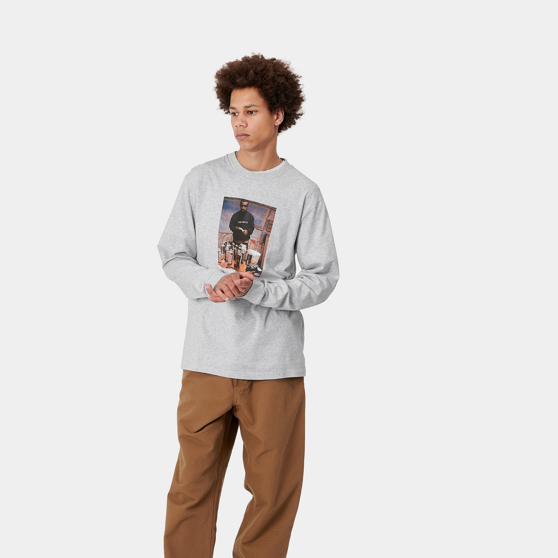 L/S 1998 Ad Jay One T-Shirt Ash Heather