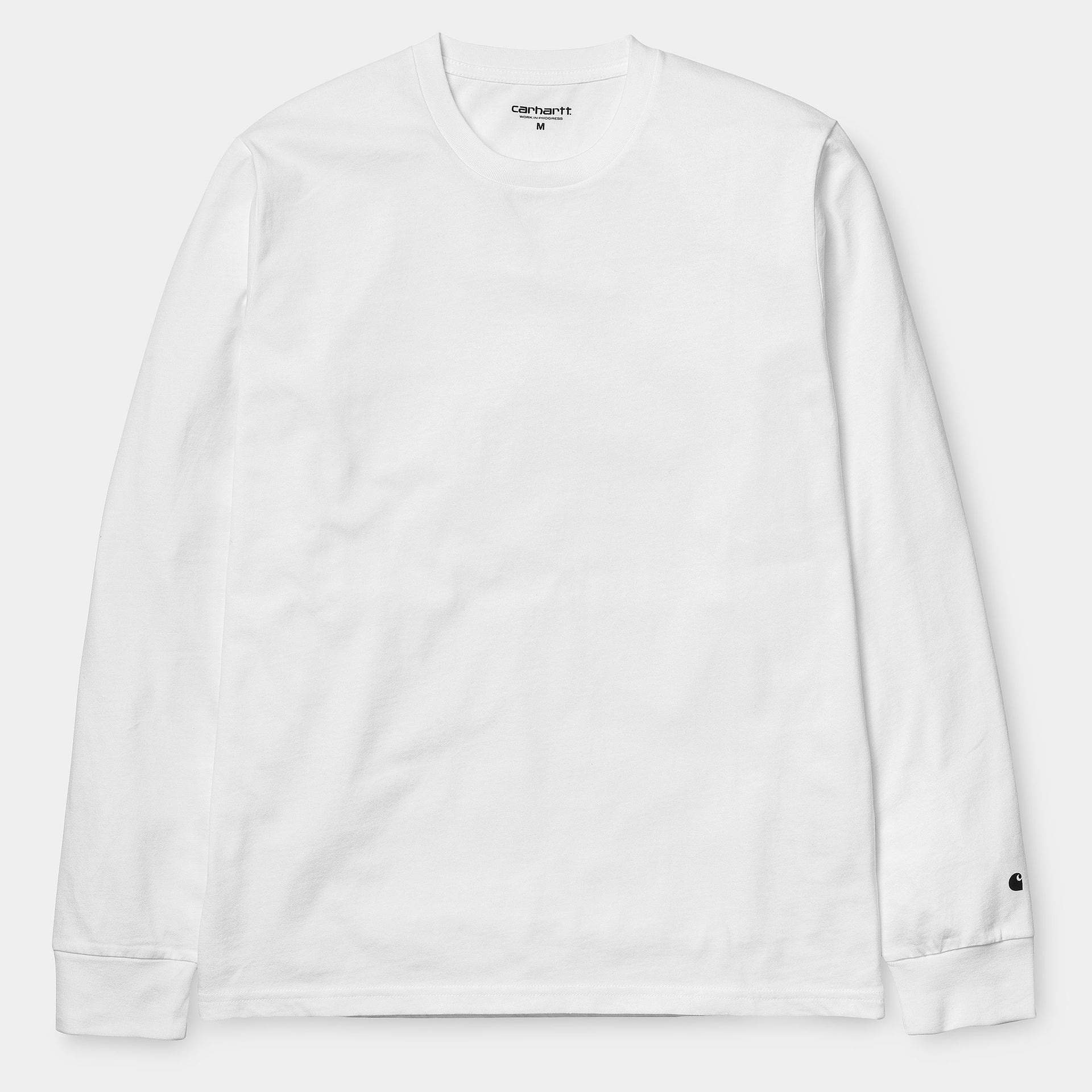 L/S Base T-Shirt White Black