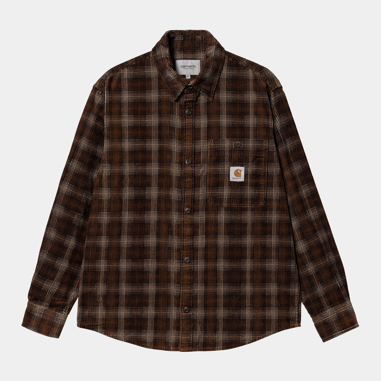 L/S Flint Shirt Wiley Check Hamilton Brown