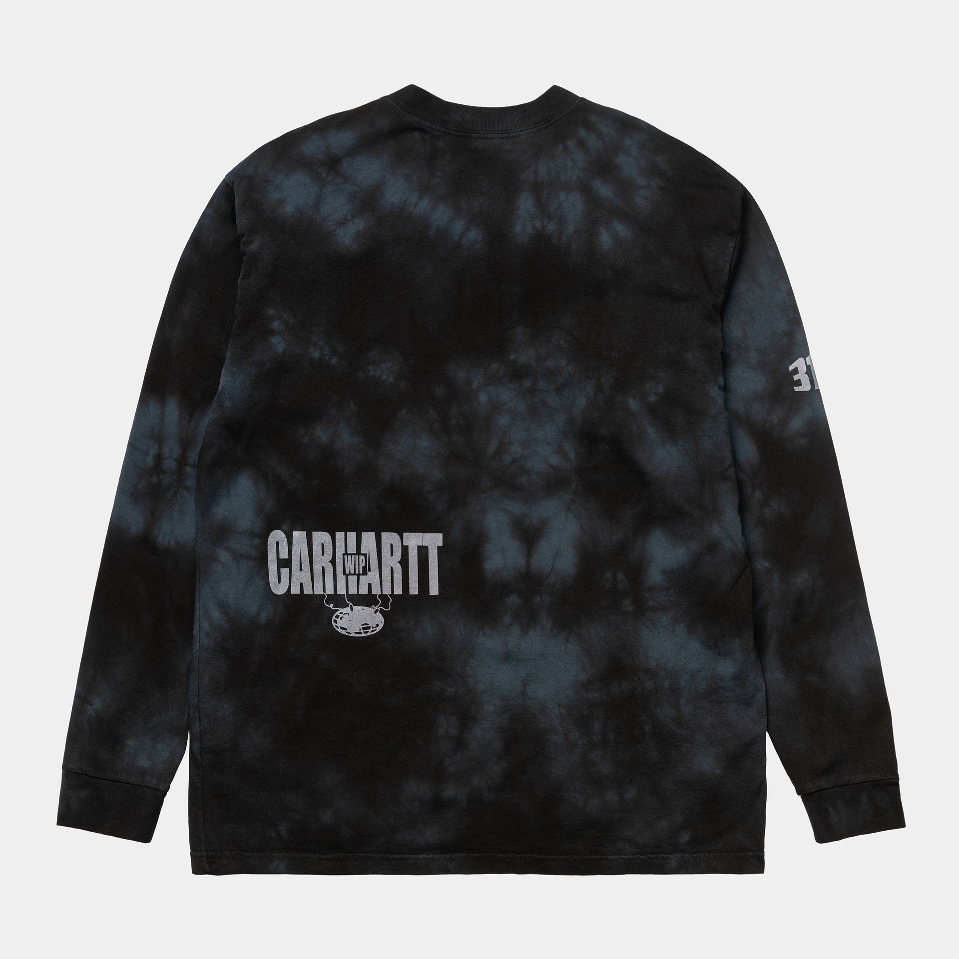 L/S Tab T-Shirt Chromo, Black / White