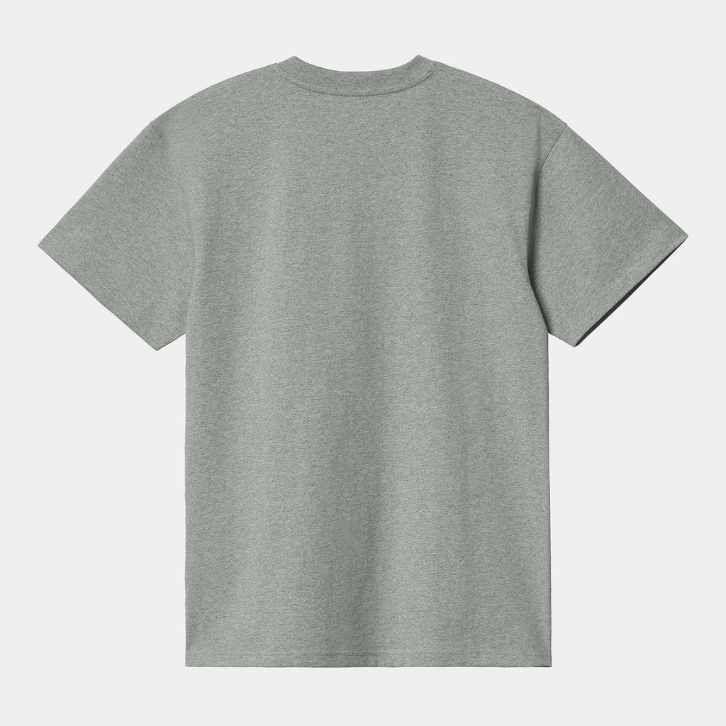 S/S American Script T-Shirt Grey Heather