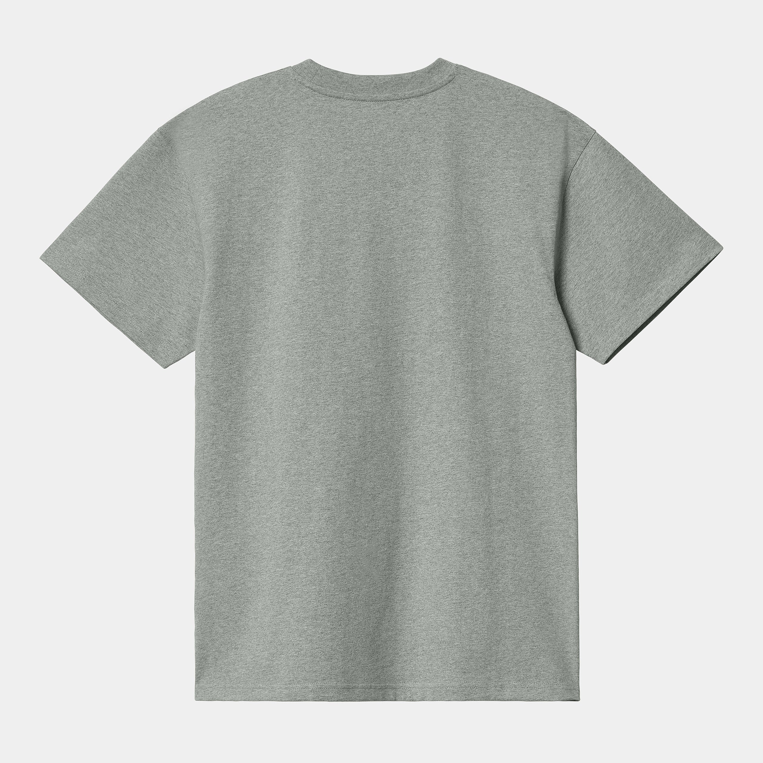S/S American Script T-Shirt Grey Heather