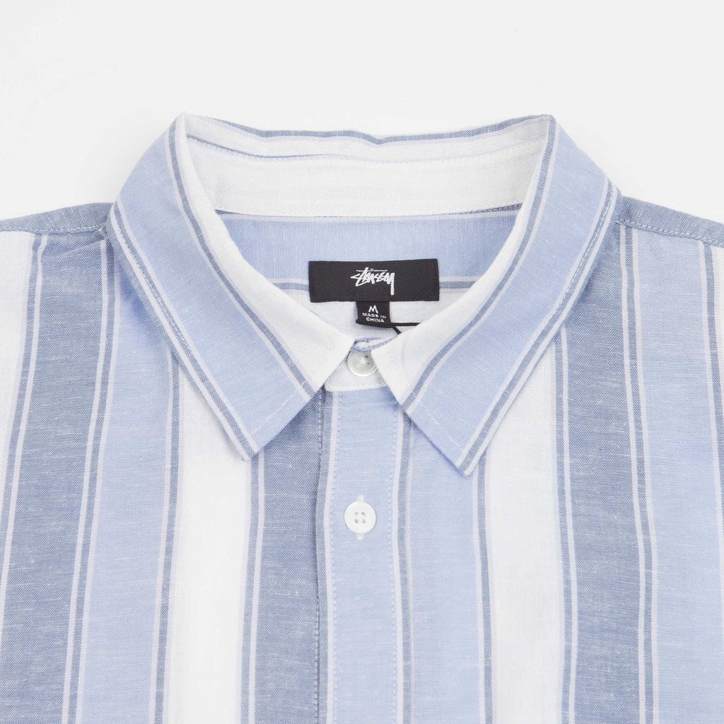 Wide Striped Shirt Blue Stripe