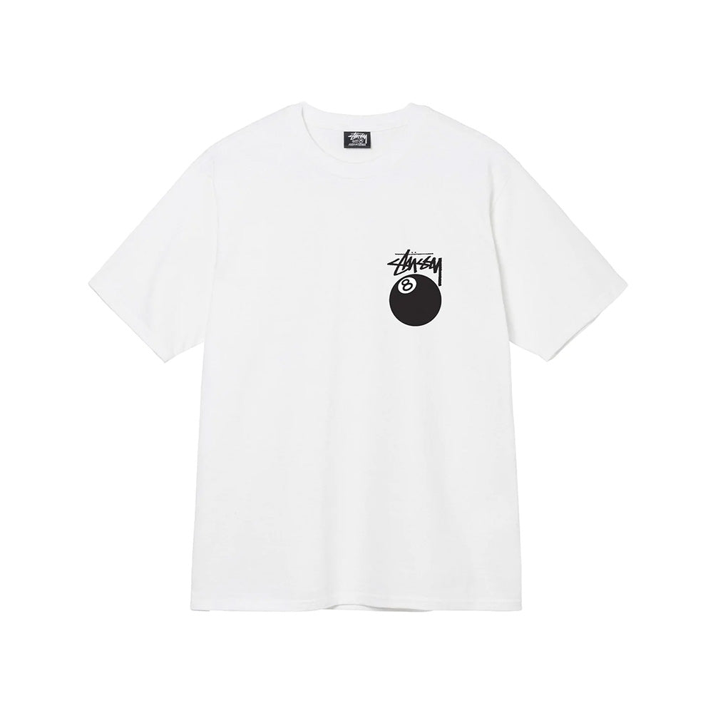 8 Ball Pigment Dyed Tee Natural White