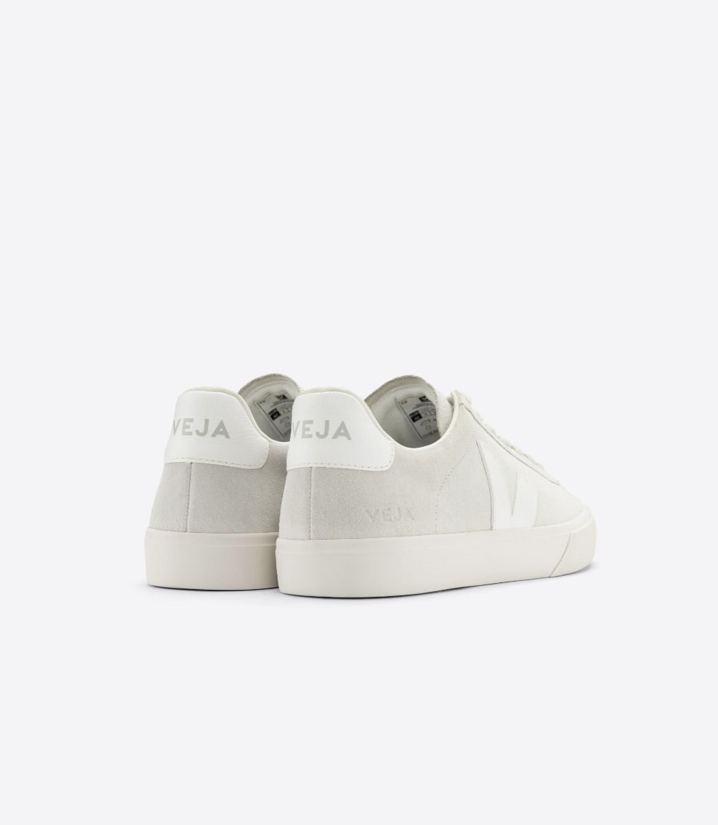 Zapatilla Veja Campo Suede Natural White
