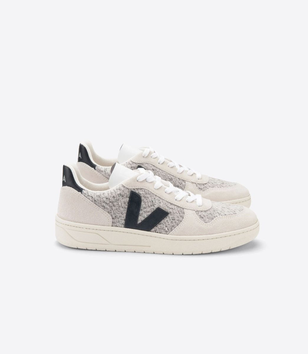 Zapatilla Veja V-10 Flannel Snow Black