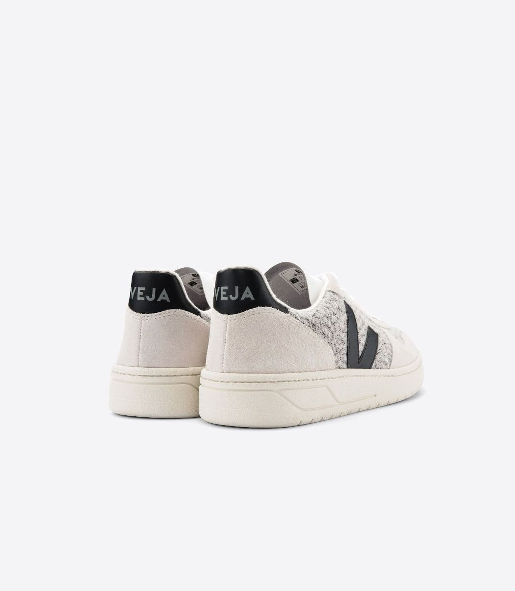 Zapatilla Veja V-10 Flannel Snow Black