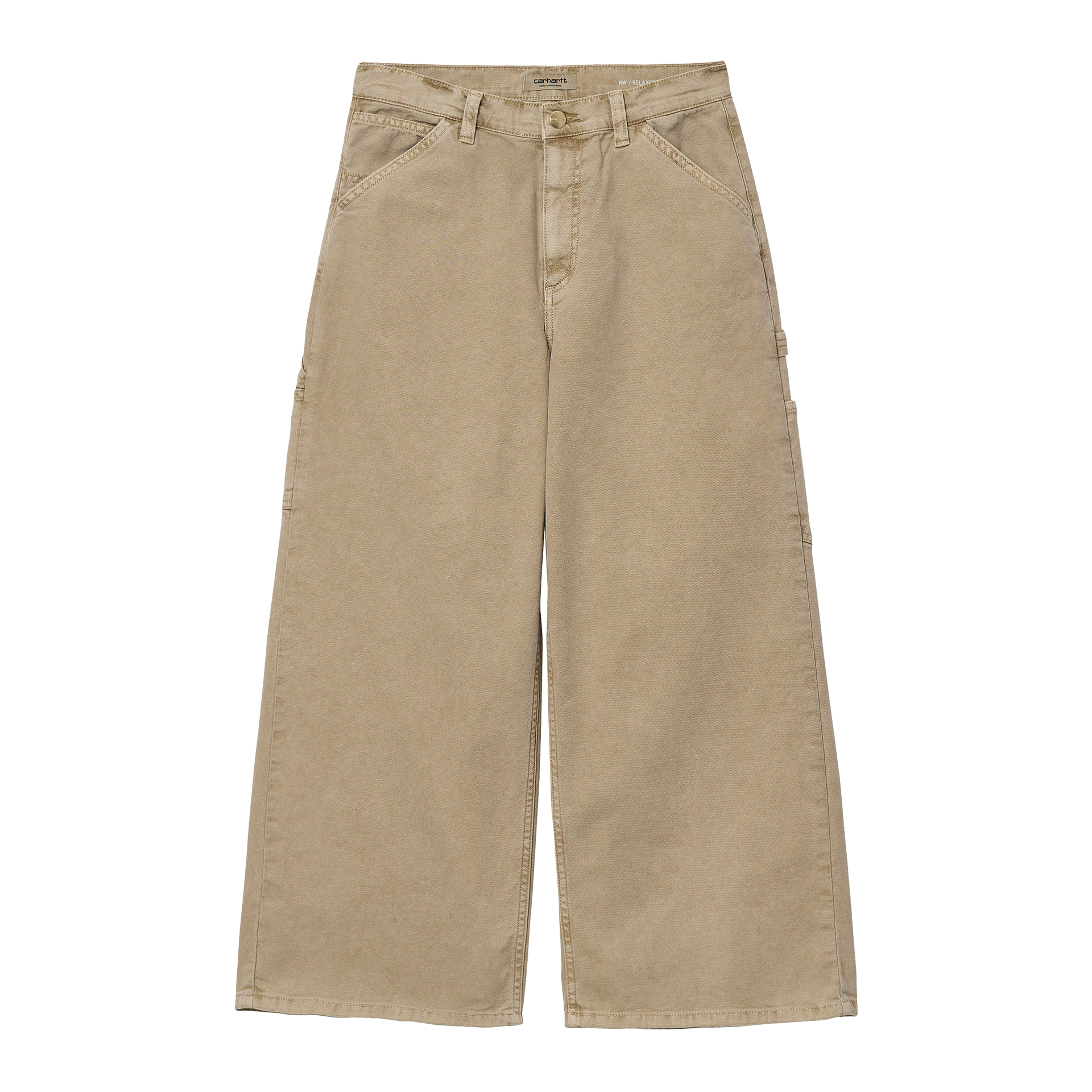 W' Jens Cropped Pant Faded Dusty H Brown
