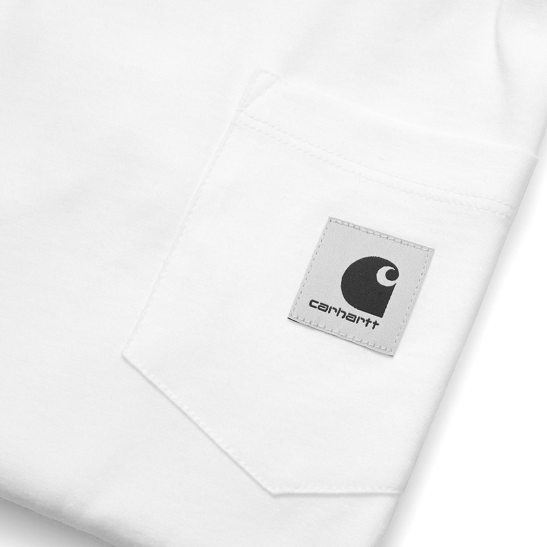 W' L/S Pocket T-Shirt White
