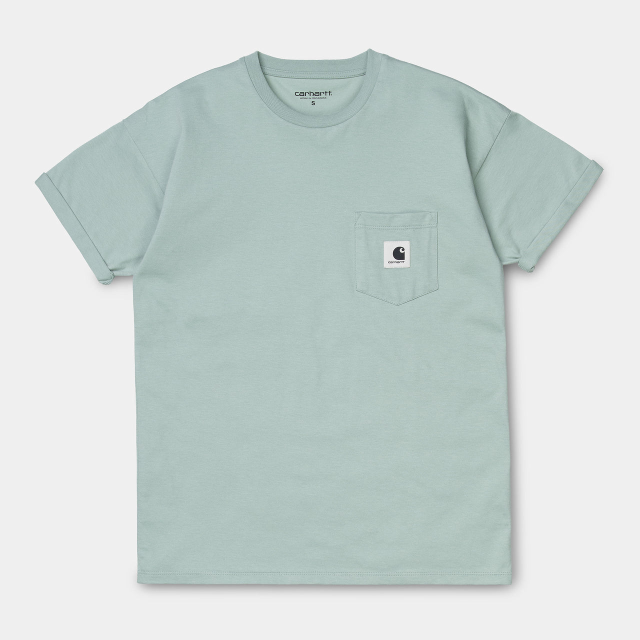 W' S/S Carrie Pocket T-Shirt Frosted Green